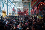 Crowds of mourners commemorate rituals of tenth day of Muharram at two holy shrines (+Photos)