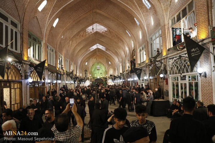 بزرگترین بازار تاریخی سرپوشیده جهان میزبان دستجات عزاداری حسینی