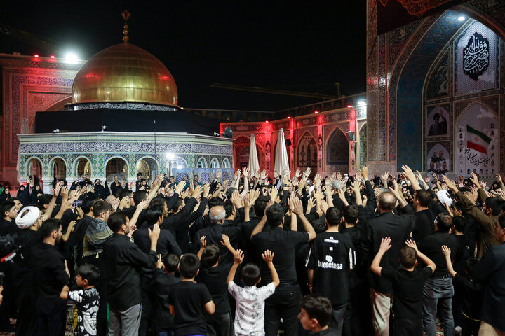 Photos: Muharram mourning ceremony of Semnan's people held at Imam Reza holy shrine