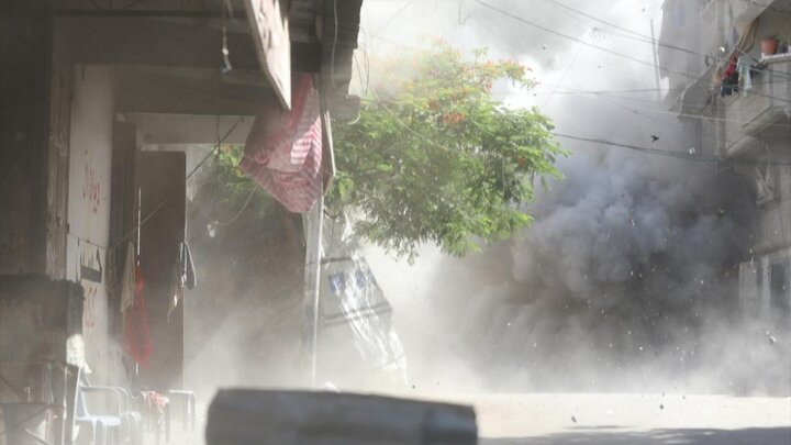 بمباران یک خانه مسکونی در اردوگاه آوارگان بریج