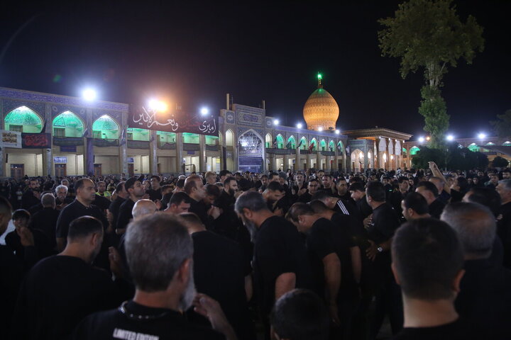 Photos: Tasua mourning ceremony held in Shahcheragh holy shrine in Shiraz
