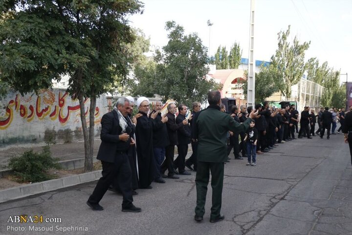 Photos: Gathering of Husseini mourners from northwest of Tabriz on Tasu'a Day