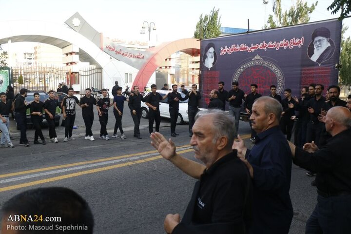 Photos: Gathering of Husseini mourners from northwest of Tabriz on Tasu'a Day