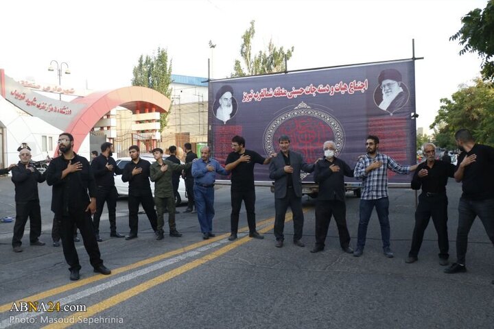 Photos: Gathering of Husseini mourners from northwest of Tabriz on Tasu'a Day