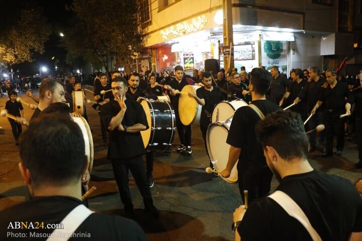 Photos: 10th night of Muharram in "Saeb" neighborhood of Tabriz