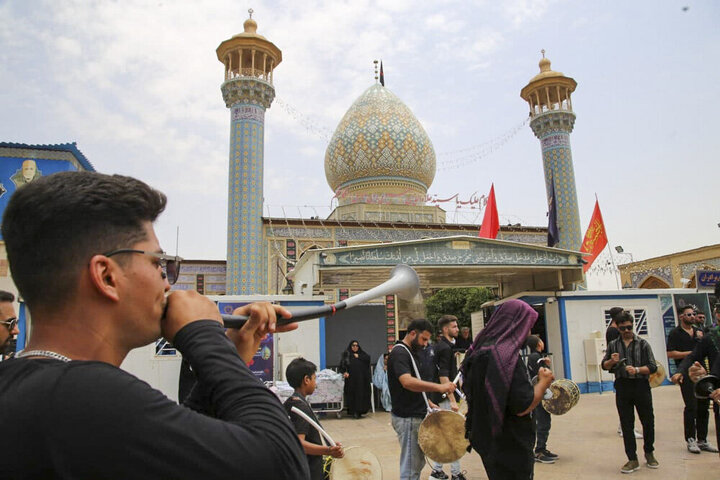 Photos: Ashura mourning procession in Imamzadeh Sayyed Aladdin Hosein in Shiraz