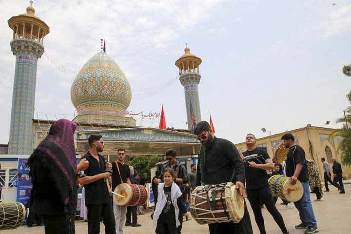 Photos: Ashura mourning procession in Imamzadeh Sayyed Aladdin Hosein in Shiraz