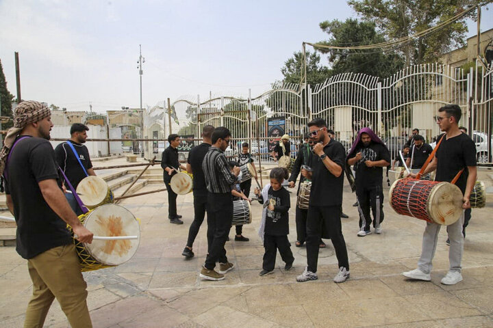 Photos: Ashura mourning procession in Imamzadeh Sayyed Aladdin Hosein in Shiraz