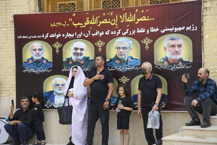Photos: Ashura mourning procession in Imamzadeh Sayyed Aladdin Hosein in Shiraz