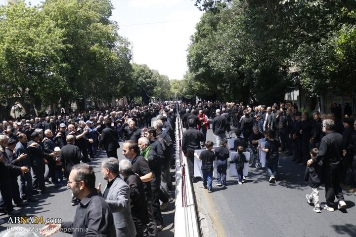 Photos: Gathering of Husseini mourners with presence of President in Tabriz