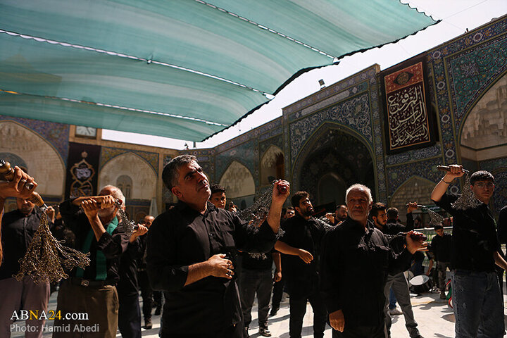 Photos: Ashura mourning processions at Hazrat Masoumeh holy shrine