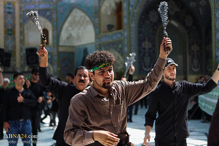 Photos: Ashura mourning processions at Hazrat Masoumeh holy shrine