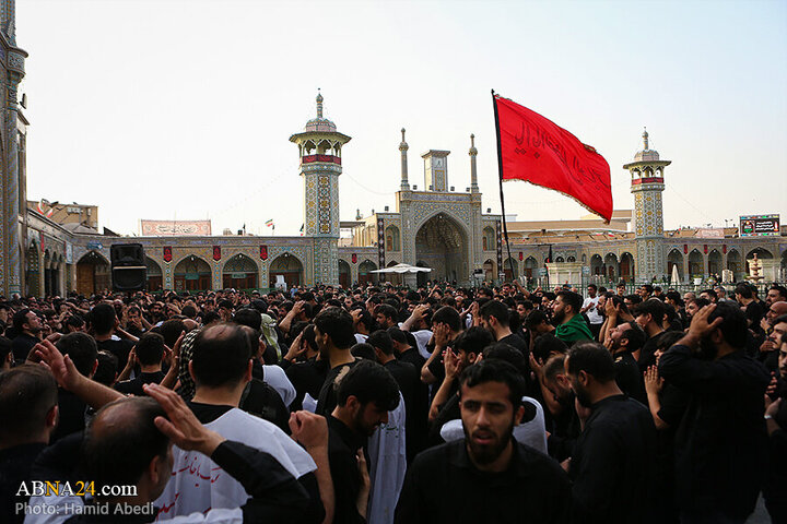 Photos: Ashura mourning processions at Hazrat Masoumeh holy shrine