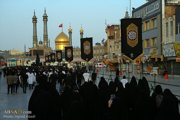 Photos: Ashura mourning processions at Hazrat Masoumeh holy shrine