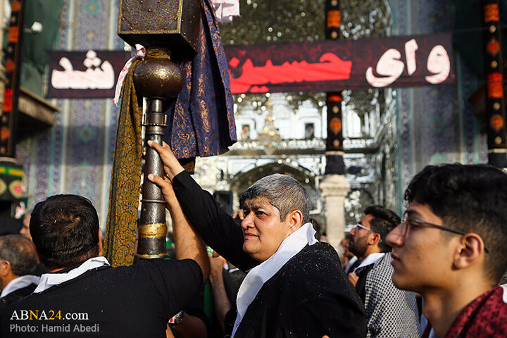 Photos: Ashura mourning processions at Hazrat Masoumeh holy shrine