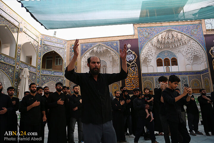 Photos: Ashura mourning processions at Hazrat Masoumeh holy shrine
