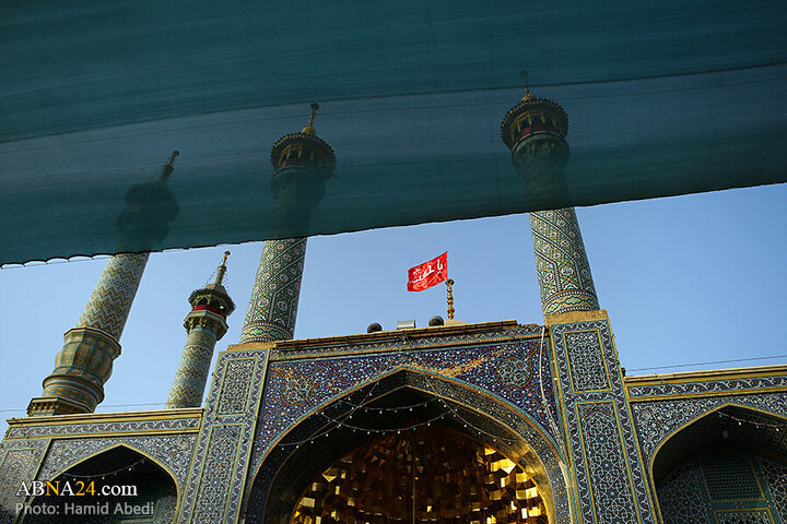 Photos: Ashura mourning processions at Hazrat Masoumeh holy shrine
