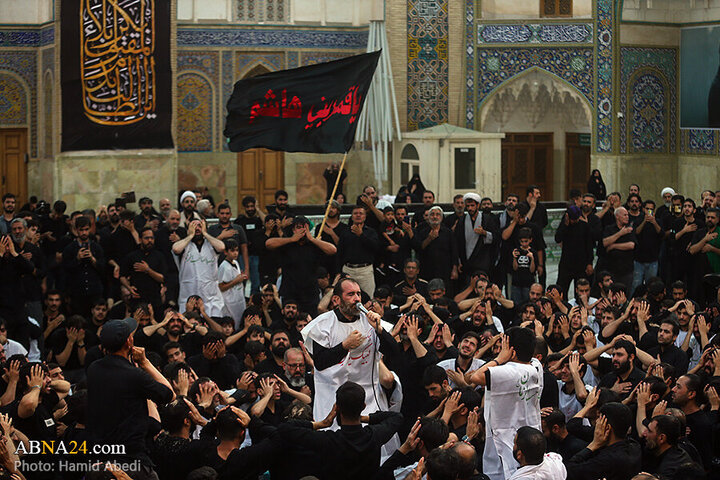 Photos: Ashura mourning processions at Hazrat Masoumeh holy shrine