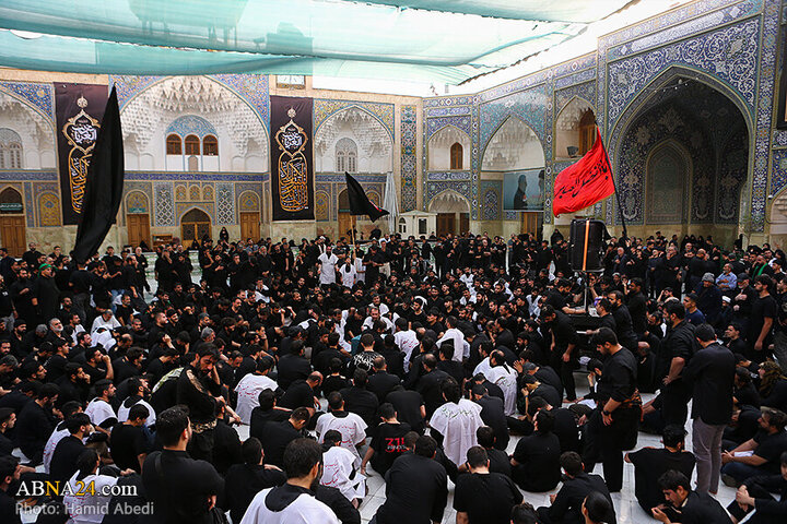 Photos: Ashura mourning processions at Hazrat Masoumeh holy shrine