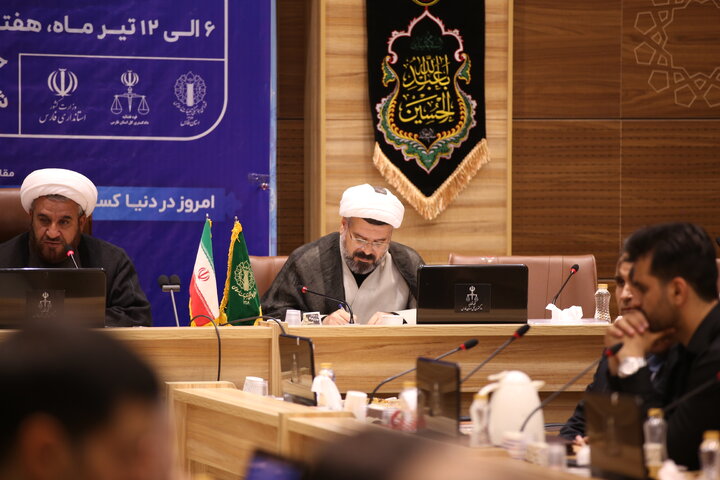 تصاویر| برگزاری نشست مدیران روابط عمومی ادارات فارس در خصوص بازخوانی حقوق بشر آمریکایی و جنگ 12 روزه