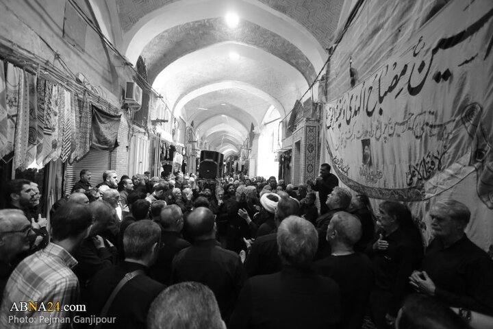 گزارش تصویری |  قافله عزاداری هیئت بنی فاطمه در بازار اصفهان