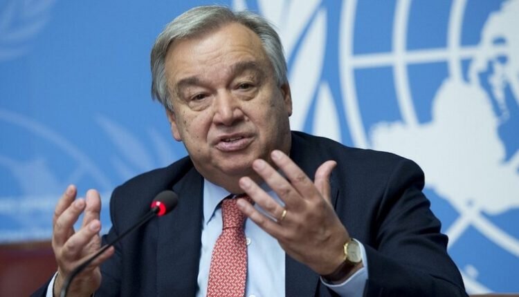 Guterres: Two-state solution key to Palestinian peace