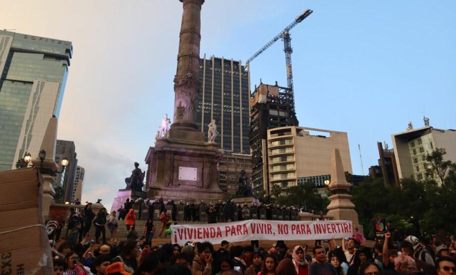 La ira en México por el alza del alquiler y la influencia de migrantes estadounidenses en la capital