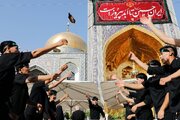 Ashura Maqtal Khani ritual held at Imam Reza Shrine