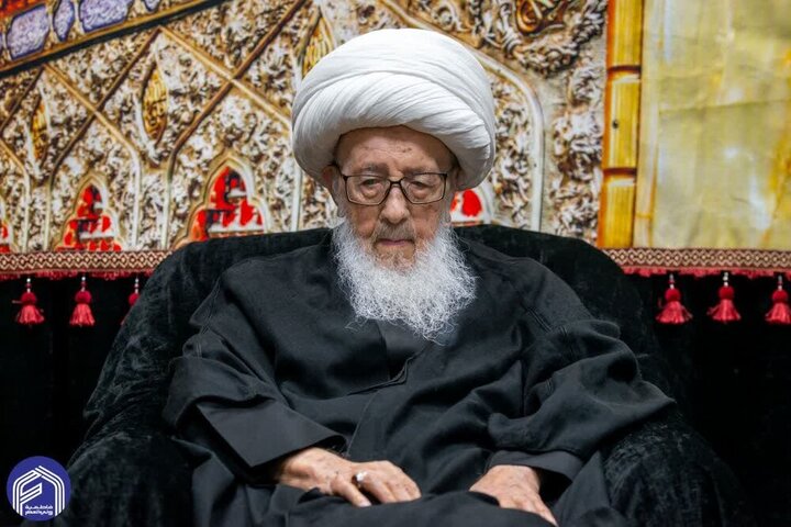 Photos: Grand Ayatollah Wahid Khorasani attends Ashura mourning ceremony in Qom