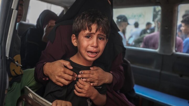 حمله پهپادی رژیم صهیونیستی به مدرسه أبوحلو در اردوگاه البریج