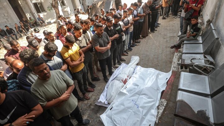 حمله پهپادی رژیم صهیونیستی به مدرسه أبوحلو در اردوگاه البریج