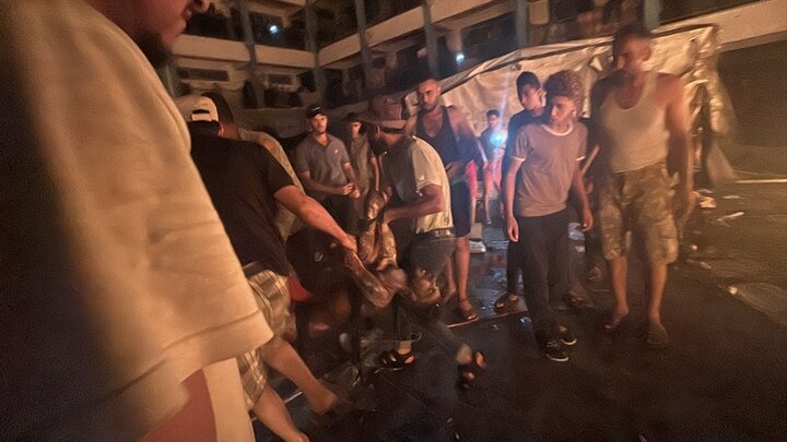 حمله پهپادی رژیم صهیونیستی به مدرسه أبوحلو در اردوگاه البریج