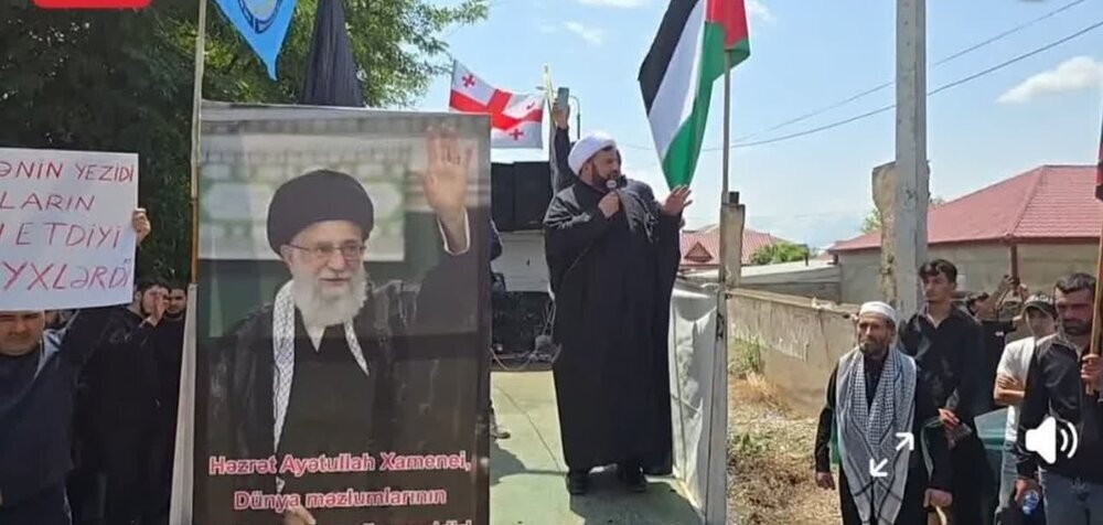 Georgian Shiites express solidarity with Supreme Leader during Ashura processions