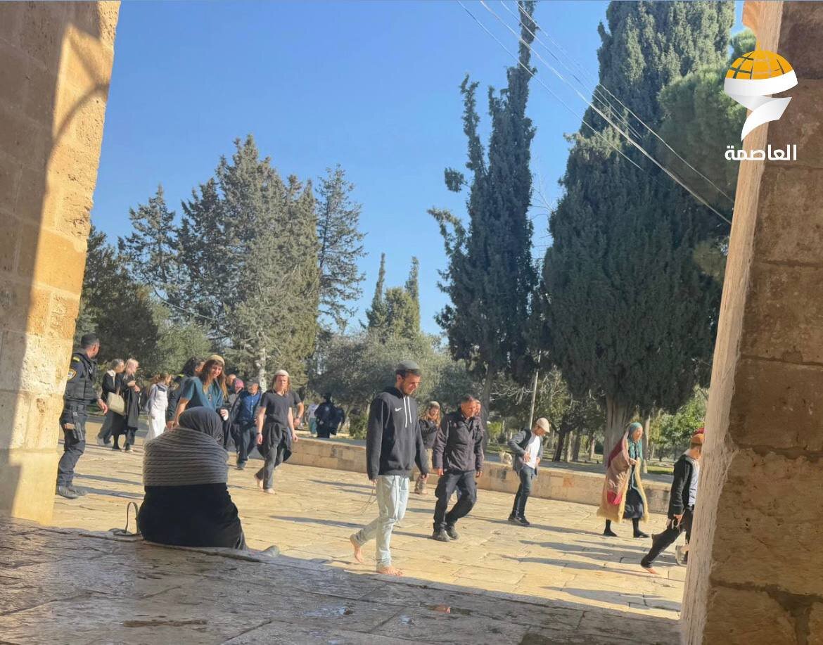 Settlers storm Al-Aqsa Mosque under Israeli criminal police protection