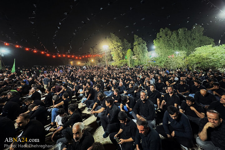 مراسم عزاداری شهادت امام سجاد در روستای «طایقان» قم