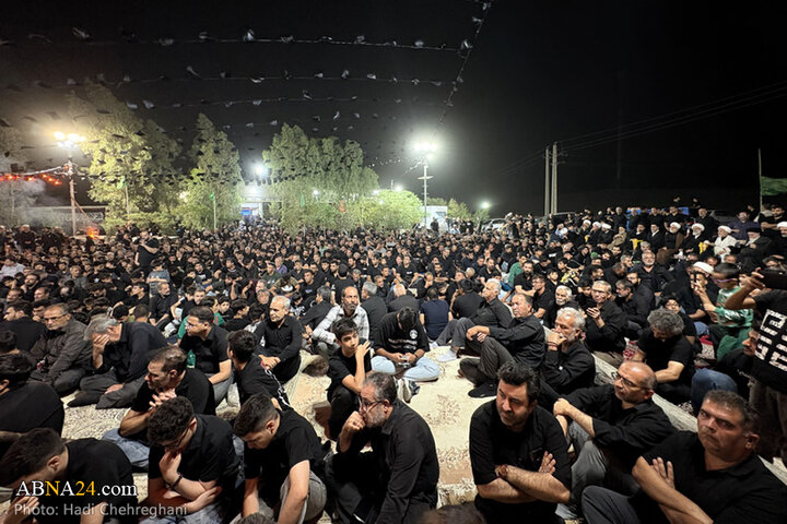 مراسم عزاداری شهادت امام سجاد در روستای «طایقان» قم