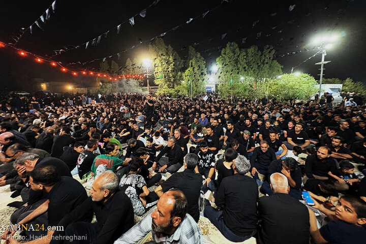 مراسم عزاداری شهادت امام سجاد در روستای «طایقان» قم