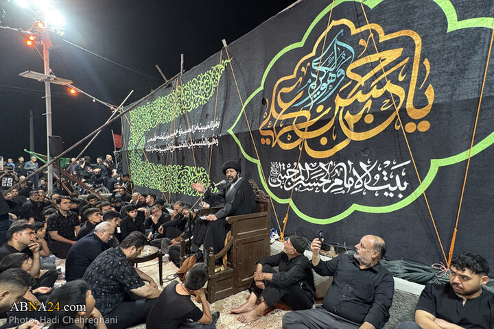 مراسم عزاداری شهادت امام سجاد در روستای «طایقان» قم