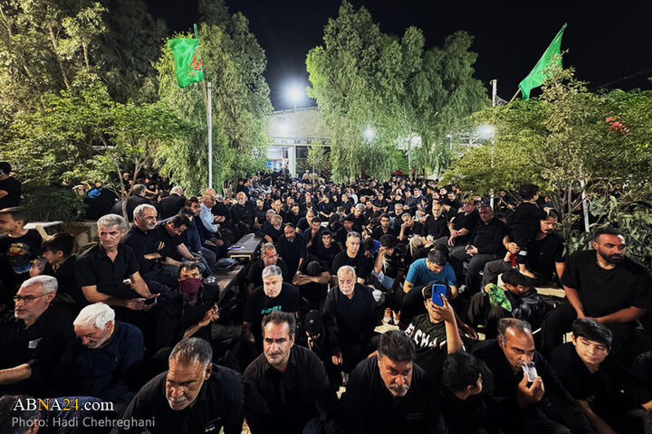 مراسم عزاداری شهادت امام سجاد در روستای «طایقان» قم