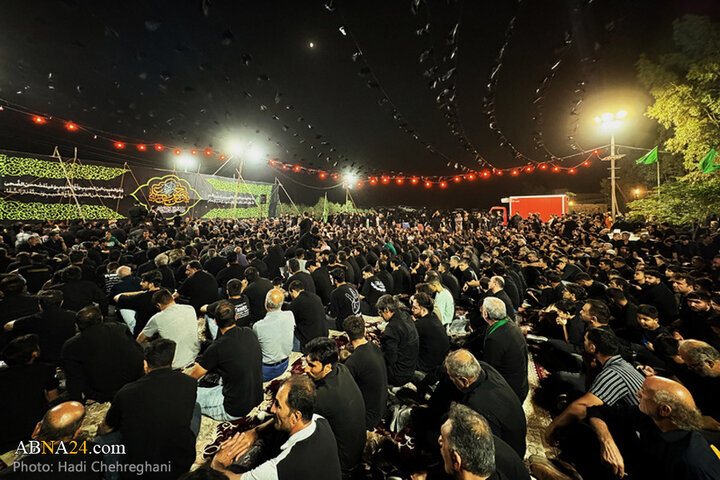 مراسم عزاداری شهادت امام سجاد در روستای «طایقان» قم