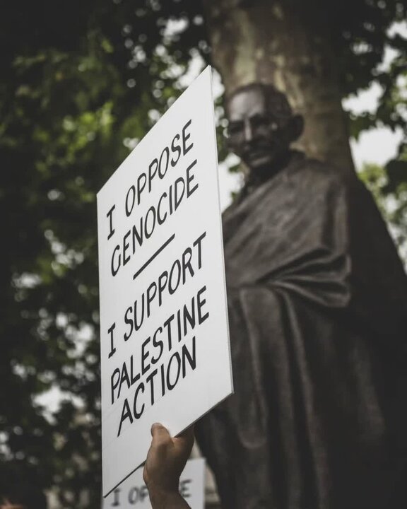 برخورد وحشیانه پلیس لندن با حامیان فلسطین