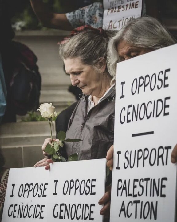 برخورد وحشیانه پلیس لندن با حامیان فلسطین