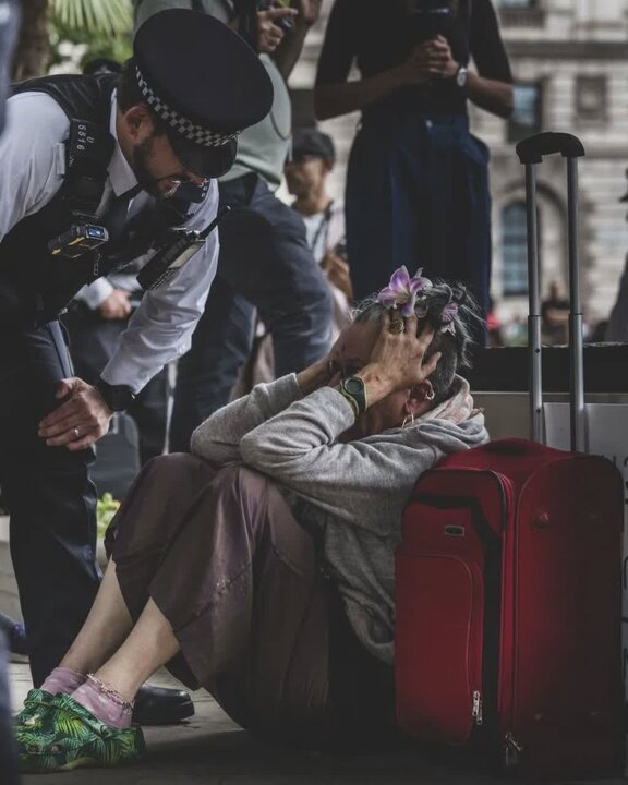 برخورد وحشیانه پلیس لندن با حامیان فلسطین