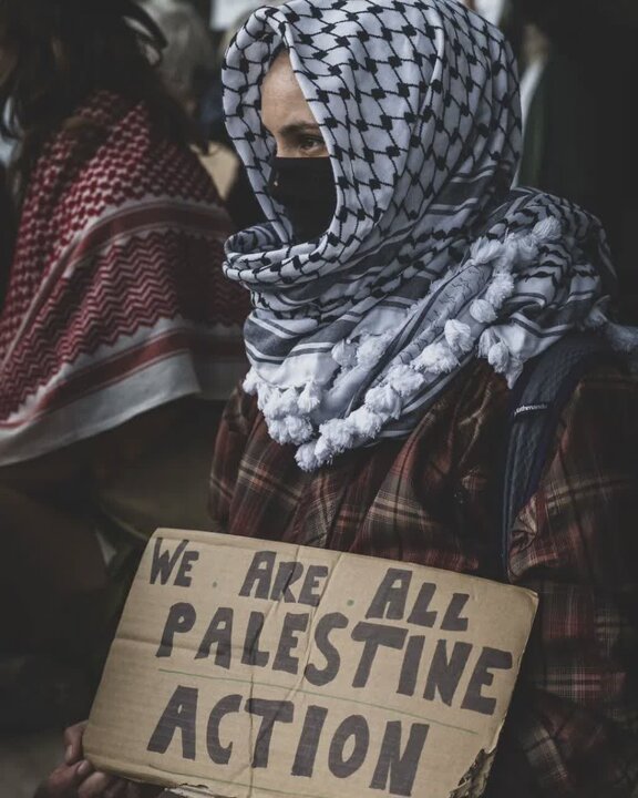 برخورد وحشیانه پلیس لندن با حامیان فلسطین