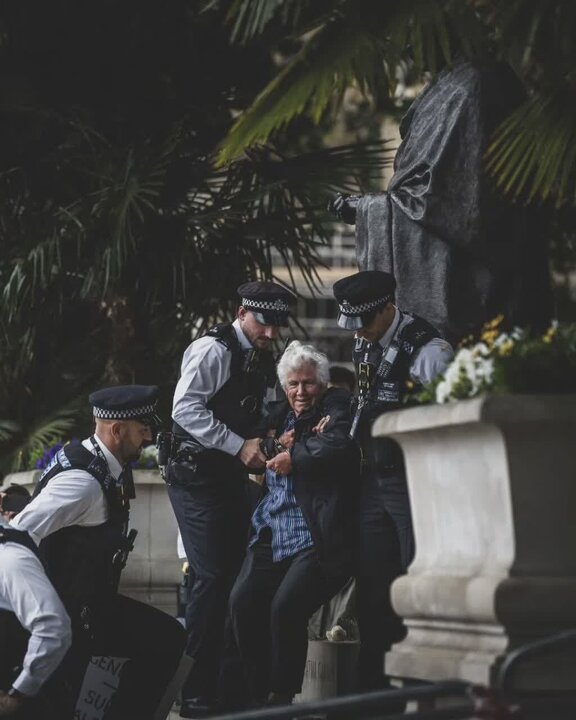 Photos: London police brutally crack down on Palestinian supporters