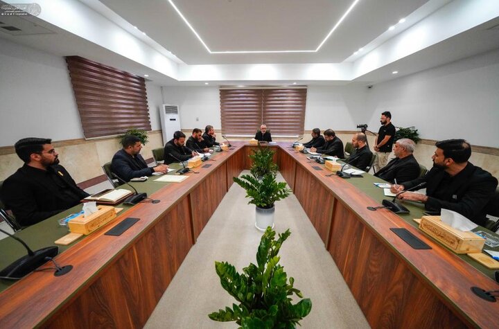 تقرير مصور/ العتبة العلويّة تناقش الاستعدادات المبكرة لاستقبال الحشود المليونية لزيارة الأربعين