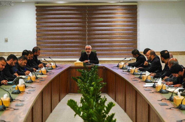 تقرير مصور/ العتبة العلويّة تناقش الاستعدادات المبكرة لاستقبال الحشود المليونية لزيارة الأربعين