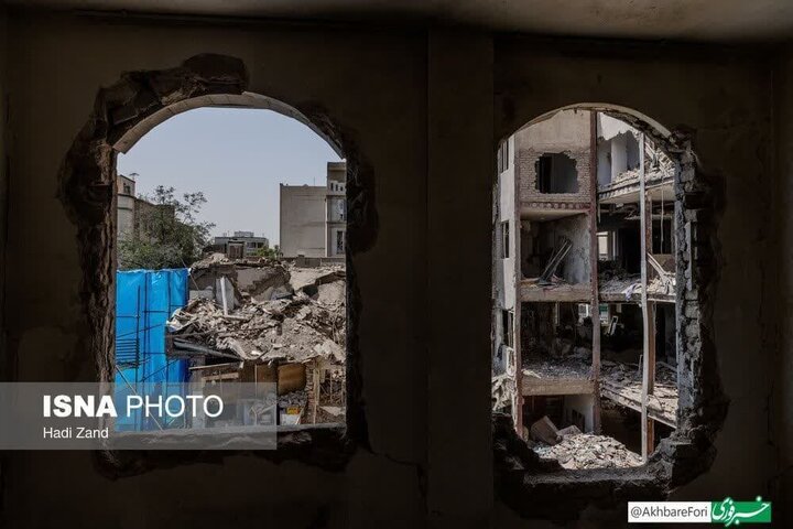 تقرير مصور/ تضرر كبير لبيوت سكنية جراء العدوان الصهيوني الغاشم على طهران