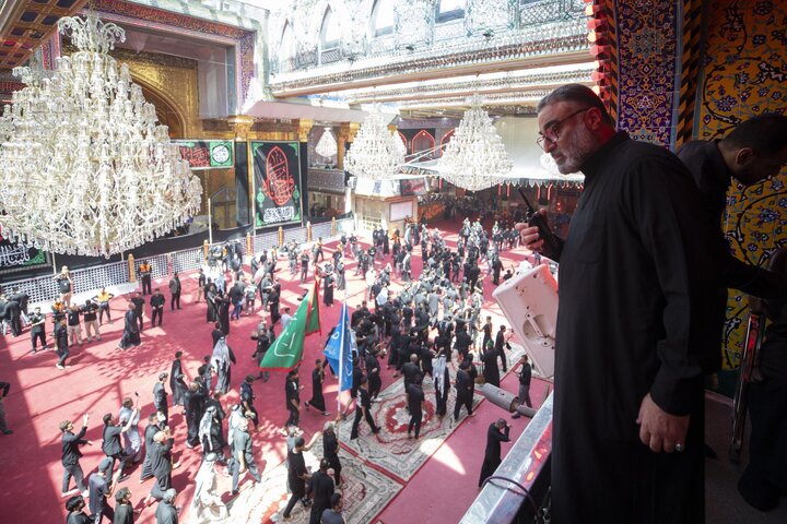 انطلاق موكب قبيلة بني أسد والعشائر العراقية؛ لإحياء ذكرى دفن الأجساد الطاهرة للإمام الحسين وأهل بيته (عليهم السلام) وأصحابه الكرام