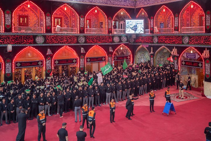 انطلاق موكب قبيلة بني أسد والعشائر العراقية؛ لإحياء ذكرى دفن الأجساد الطاهرة للإمام الحسين وأهل بيته (عليهم السلام) وأصحابه الكرام